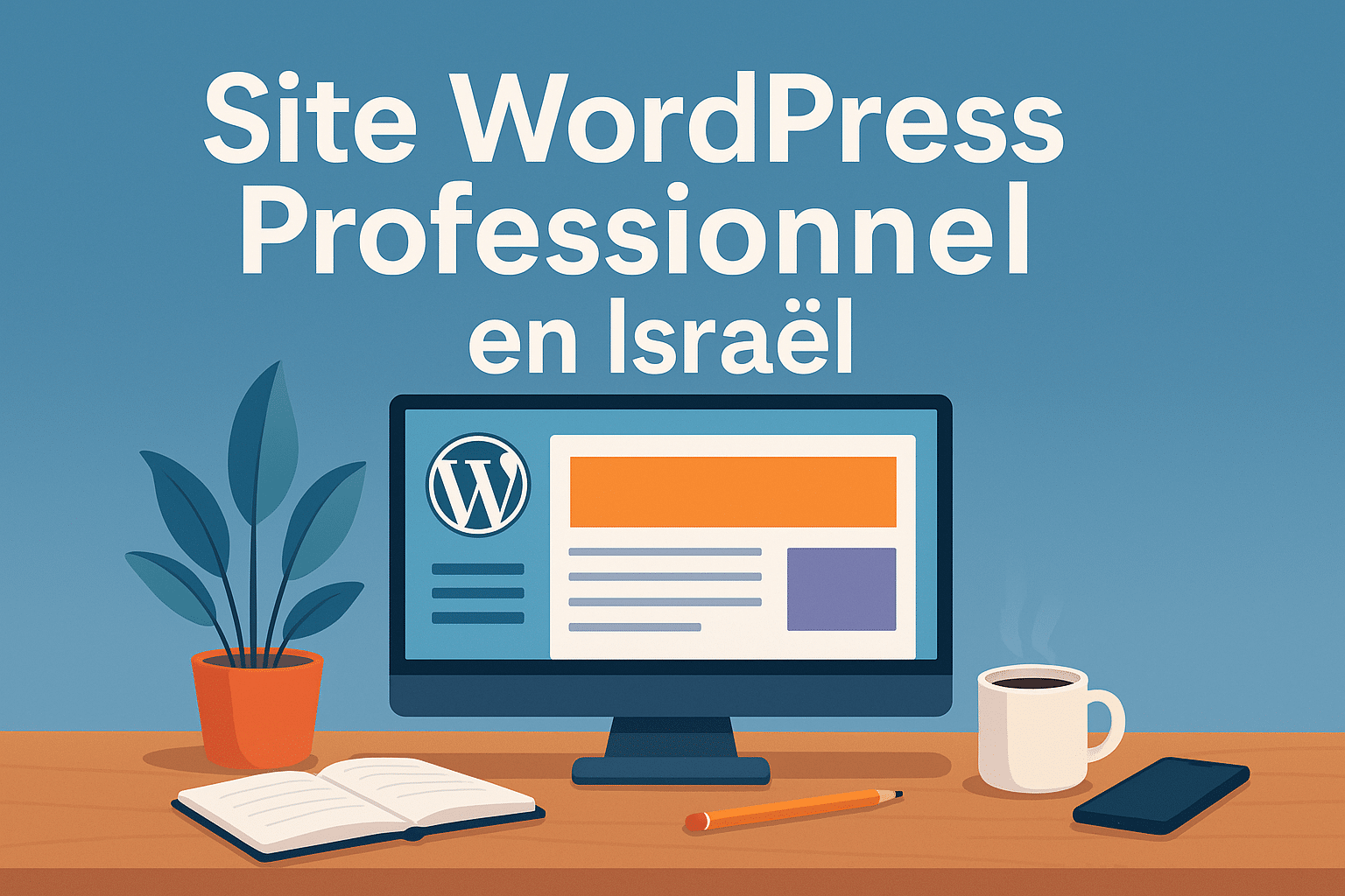 Création de site internet professionnel en Israël – Design épuré, moderne et adapté aux francophones